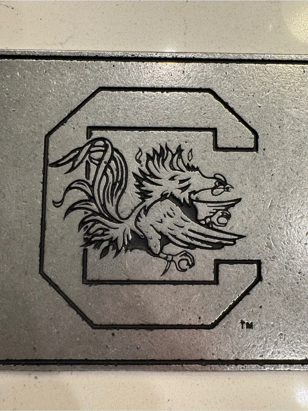 NWT South Carolina Gamecocks Decorative License Plate Solid Metal USC NCAA Art